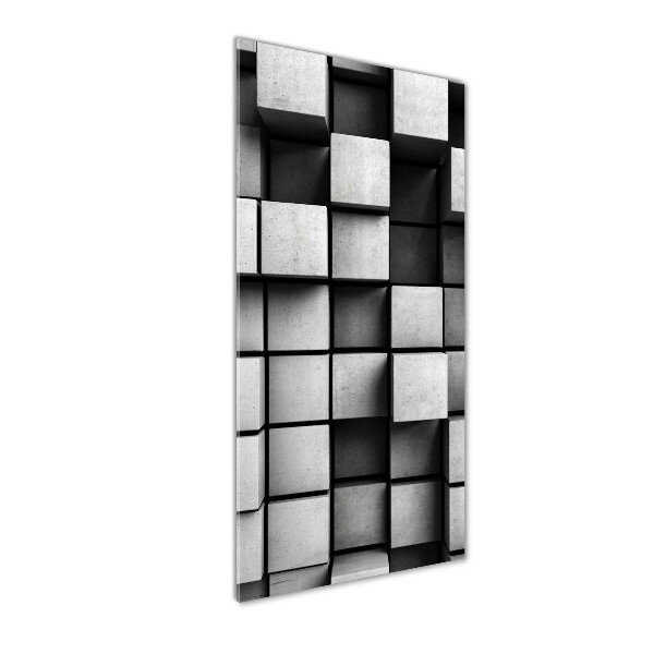 Acrylbild vertikal Abstraktion