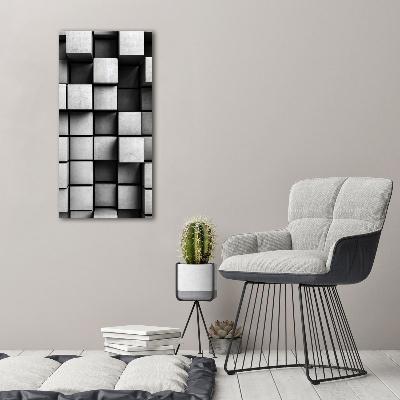 Acrylbild vertikal Abstraktion