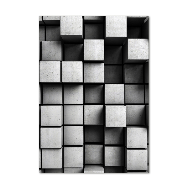 Acrylbild vertikal Abstraktion