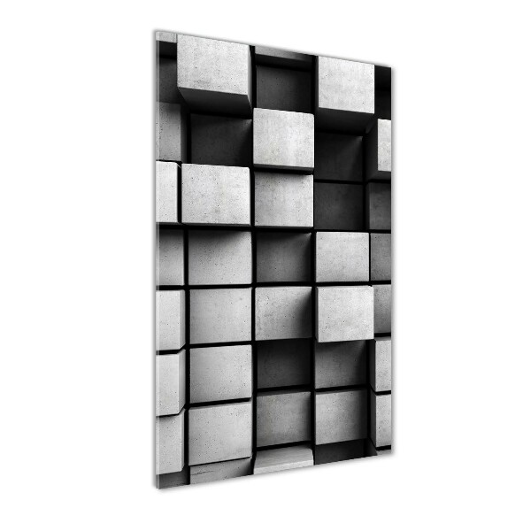 Acrylbild vertikal Abstraktion