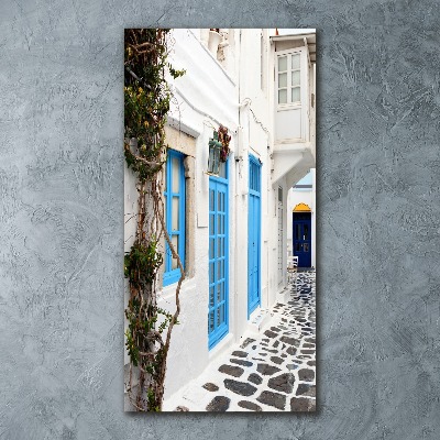 Plexiglasbilder vertikal Griechische Straßen