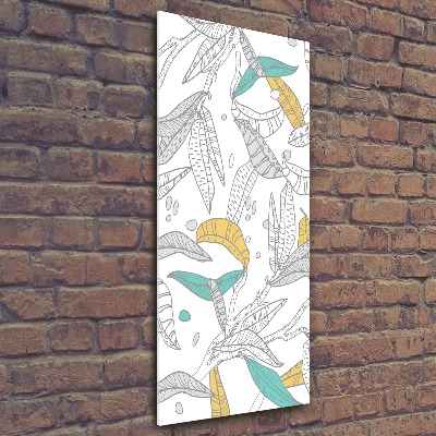 Plexiglasbilder vertikal Bunte Blätter