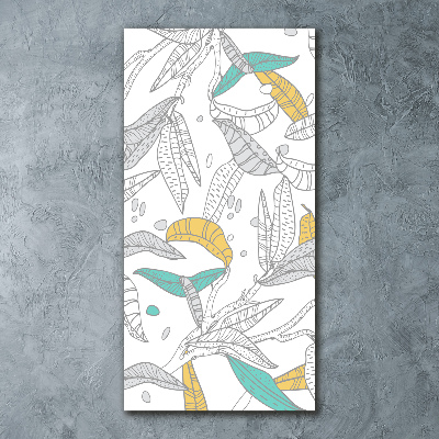 Plexiglasbilder vertikal Bunte Blätter