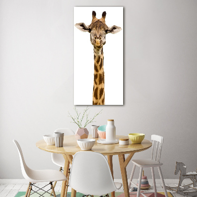 Bild auf Acrylglas vertikal Giraffe