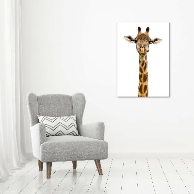 Bild auf Acrylglas vertikal Giraffe