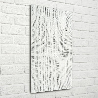 Plexiglasbilder vertikal Weißes Leinen
