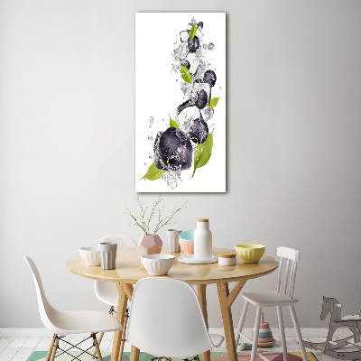 Bild auf Acrylglas vertikal Beeren und Eis