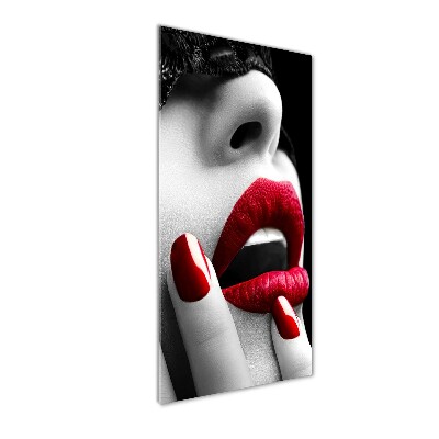 Bild auf Acrylglas vertikal Spitzenmaske