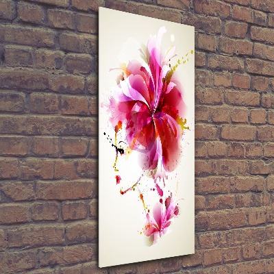 Acrylbild vertikal Abstrakte Frau