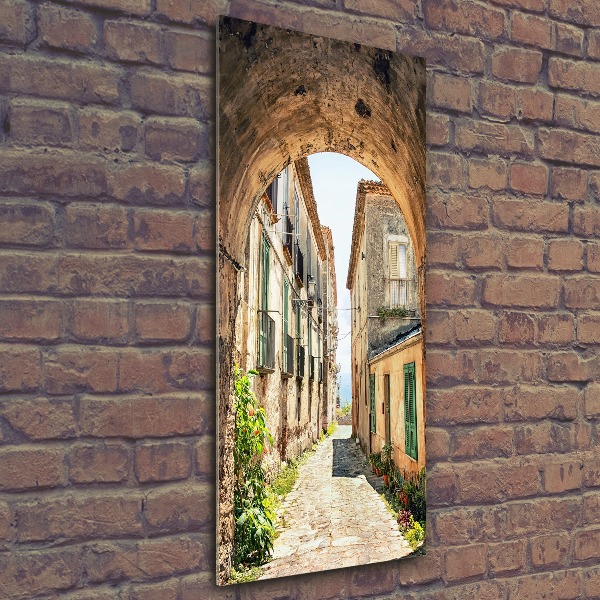 Bild auf Acrylglas vertikal Italienische Straßen