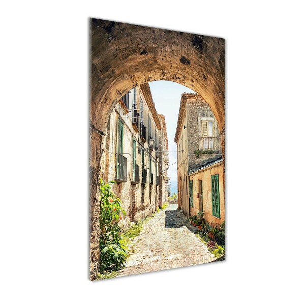 Bild auf Acrylglas vertikal Italienische Straßen