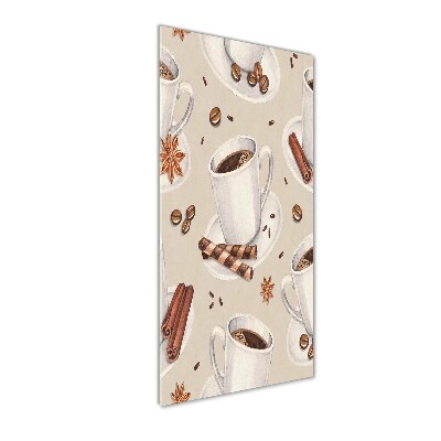 Bild auf Acrylglas vertikal Eine Tasse Kaffee