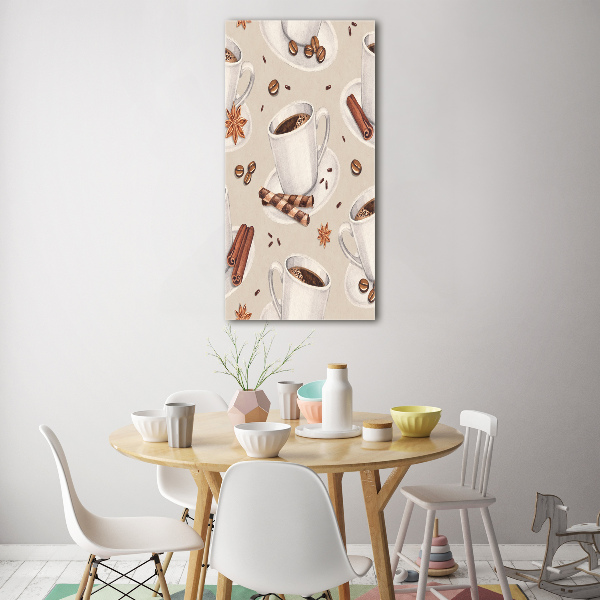 Bild auf Acrylglas vertikal Eine Tasse Kaffee