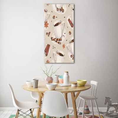 Bild auf Acrylglas vertikal Eine Tasse Kaffee