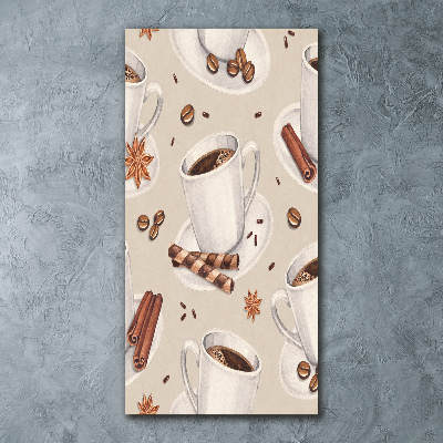 Bild auf Acrylglas vertikal Eine Tasse Kaffee