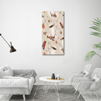 Bild auf Acrylglas vertikal Eine Tasse Kaffee