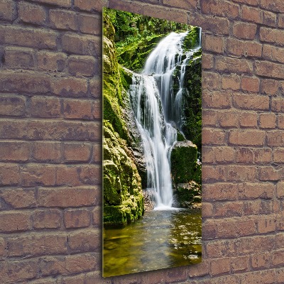 Bild auf Acrylglas vertikal Wasserfall