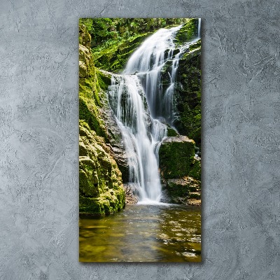 Bild auf Acrylglas vertikal Wasserfall