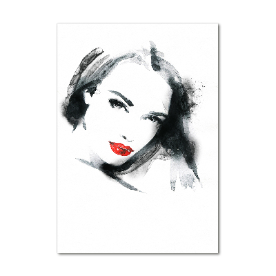 Plexiglasbilder vertikal Porträt einer Frau