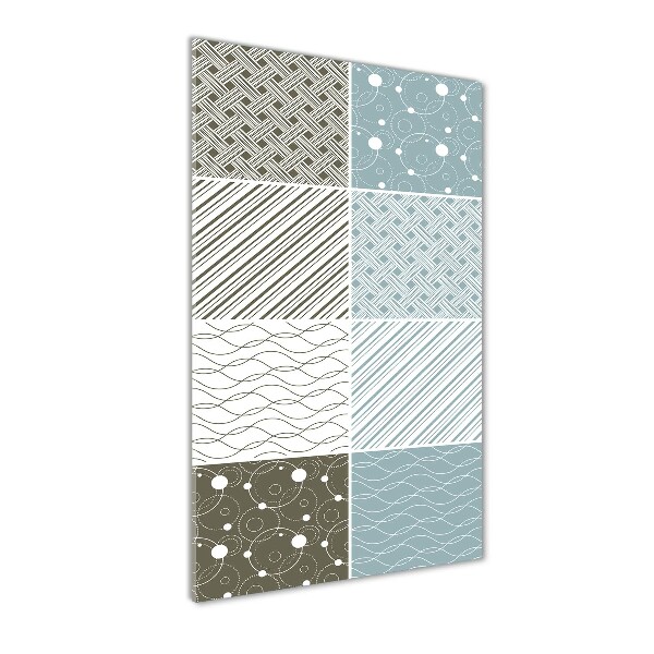 Bild auf Acrylglas vertikal Geometrische Muster