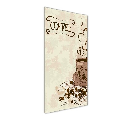 Bild auf Acrylglas vertikal Aromatischer Kaffee