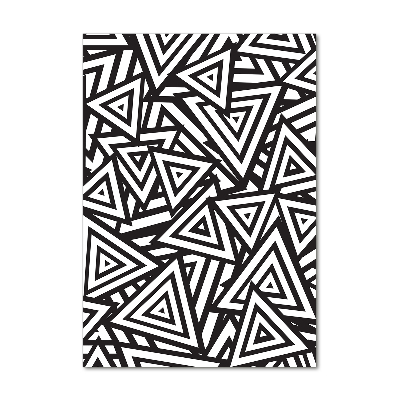 Acrylbild vertikal Dreieckshintergrund