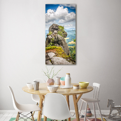 Acrylbild vertikal Szczeliniec Wielki