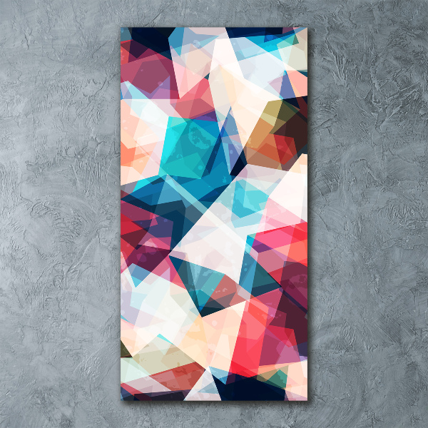 Plexiglasbilder vertikal Abstraktes Mosaik