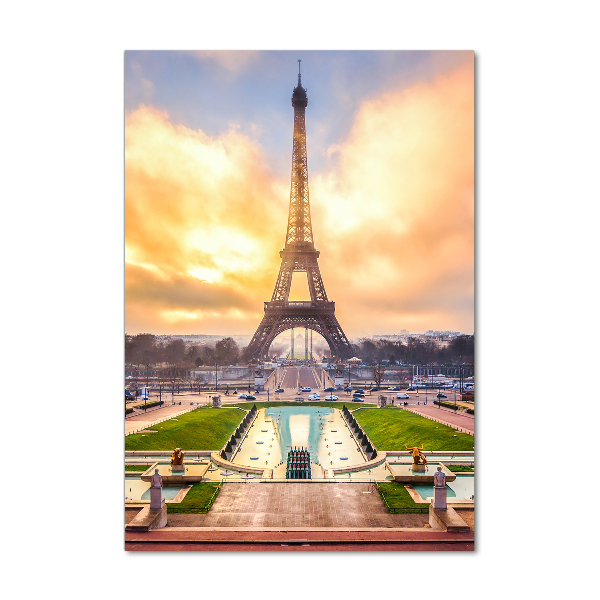 Acrylbild vertikal Eiffelturm Paris