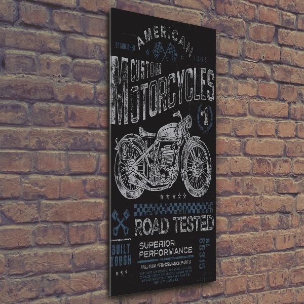 Acrylbild vertikal Automobil