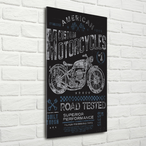 Acrylbild vertikal Automobil