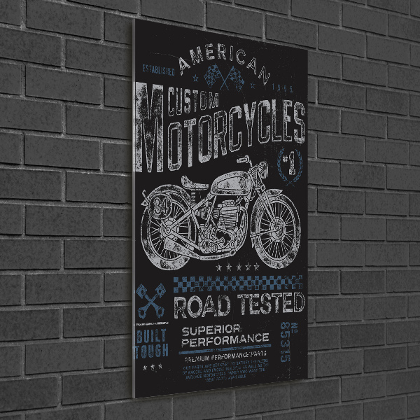 Acrylbild vertikal Automobil