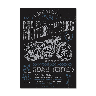 Acrylbild vertikal Automobil