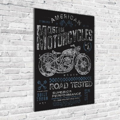 Acrylbild vertikal Automobil