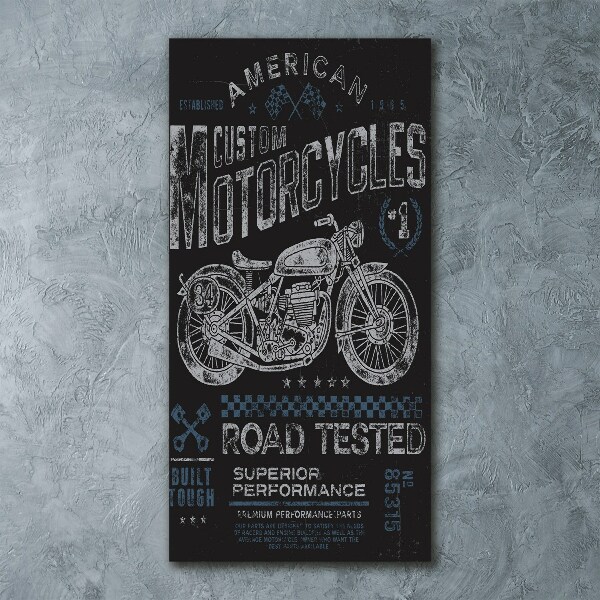 Acrylbild vertikal Automobil