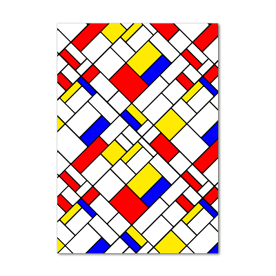 Bild auf Acrylglas vertikal Abstraktion