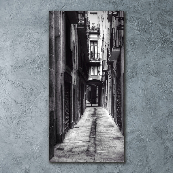 Acrylbild vertikal Barcelona, ​​Spanien