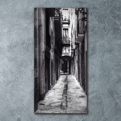 Acrylbild vertikal Barcelona, ​​Spanien