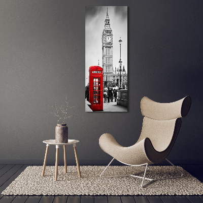 Bild auf Acrylglas vertikal Big Ben London