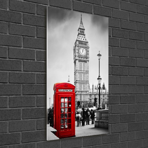 Bild auf Acrylglas vertikal Big Ben London