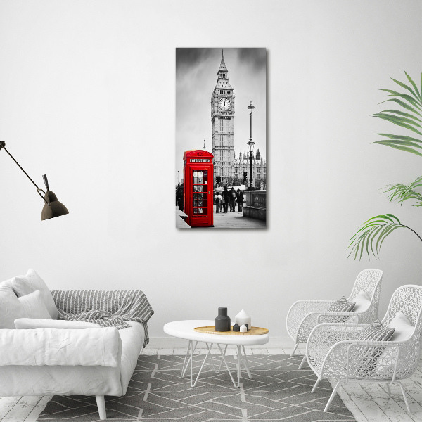 Bild auf Acrylglas vertikal Big Ben London