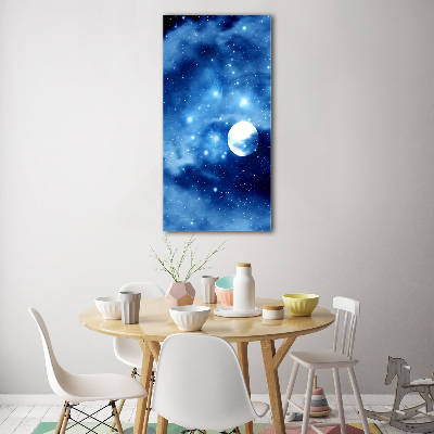 Bild auf Acrylglas vertikal Vollmond