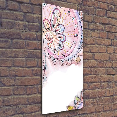 Bild auf Acrylglas vertikal Abstraktes Muster