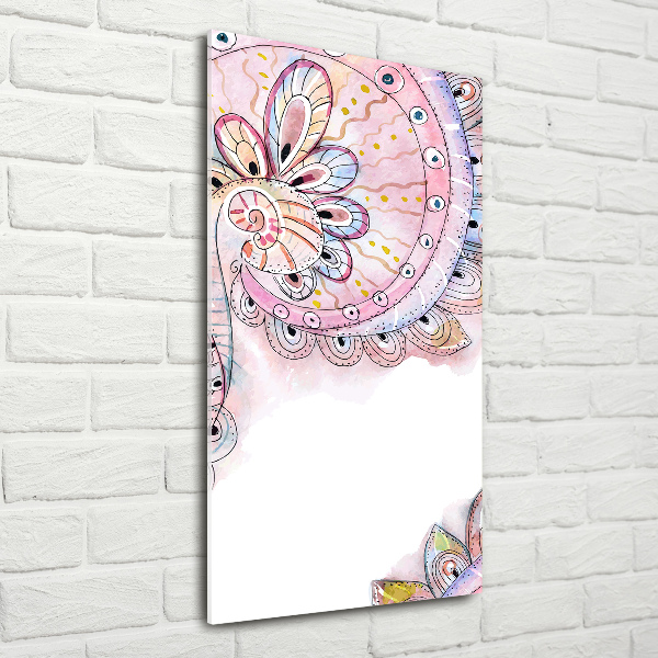 Bild auf Acrylglas vertikal Abstraktes Muster