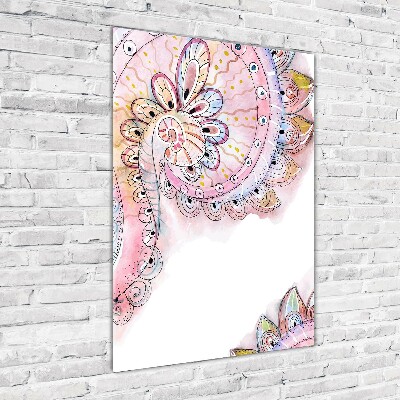 Bild auf Acrylglas vertikal Abstraktes Muster