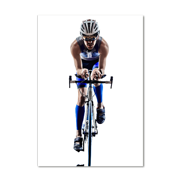 Plexiglasbilder vertikal Radfahrer