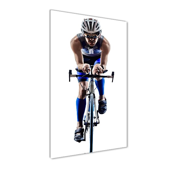 Plexiglasbilder vertikal Radfahrer