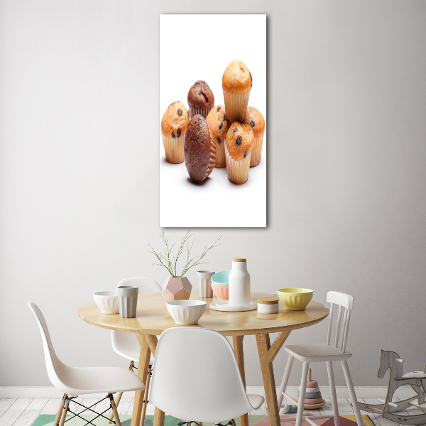 Bild auf Acrylglas vertikal Cupcakes