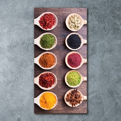 Plexiglasbilder vertikal Gewürze