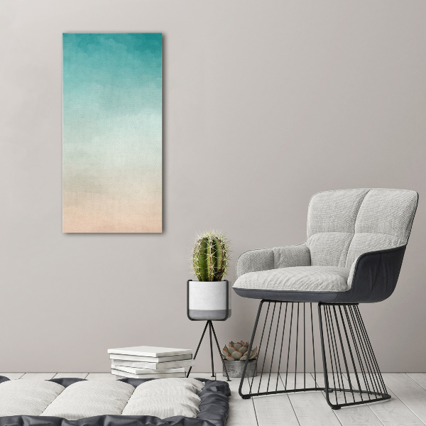 Bild auf Acrylglas vertikal Rauch